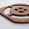 Ekena Millwork Extra Small Sullivan Decorative Fretwork Wood Wall Panels, Walnut, 7 3/8"W x 7 3/8"H x 3/8"T WALW08X08X0375SULWA - alternate 3